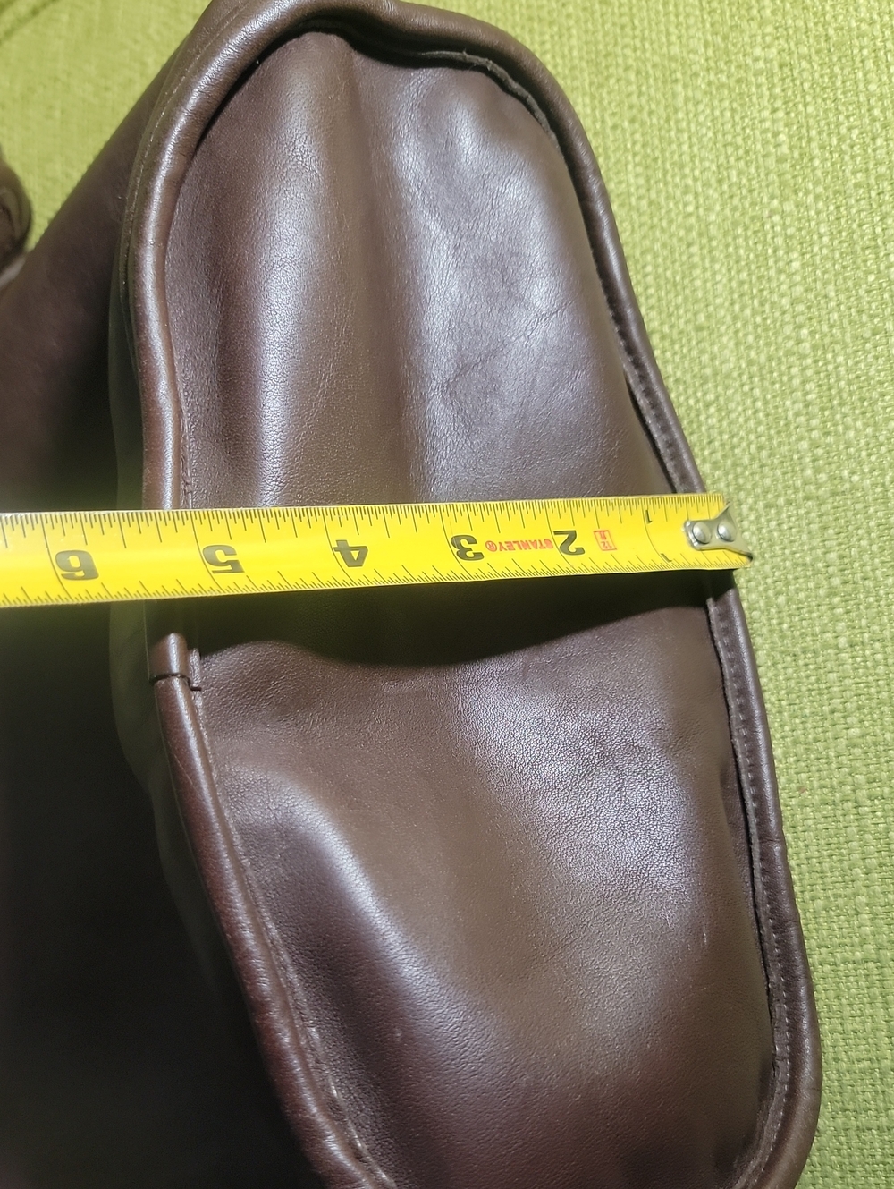Vintage Coach Brown Leather Drawstring Bucket Bag - Picture 14 of 16